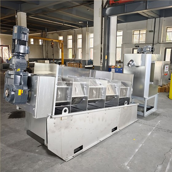 养猪场水泡粪脱水叠螺机 养猪场水泡粪脱水叠螺机