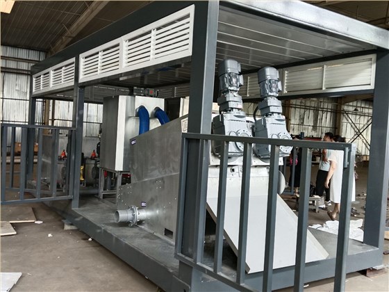 可转场一体化污泥脱水机装置 可转场一体化污泥脱水机装置