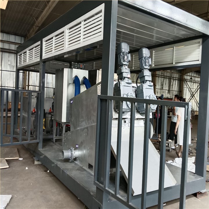 可转场一体化污泥脱水机装置 可转场一体化污泥脱水机装置