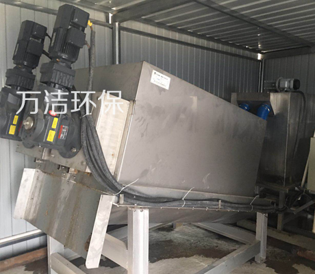 叠螺污泥脱水机在食品厂中的应用案例 叠螺污泥脱水机在食品厂中的应用案例