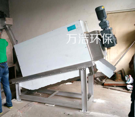 四川中粮集团用万洁401叠螺机处理淀粉厂污泥 四川中粮集团用万洁401叠螺机处理淀粉厂污泥