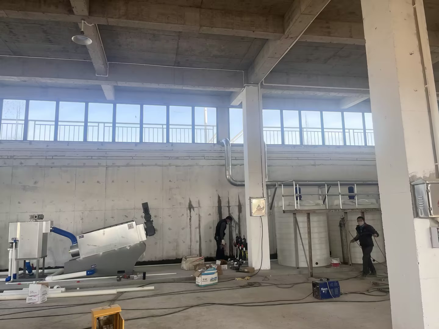 湖北麦吉粉厂351型叠螺机案例 湖北麦吉粉厂351型叠螺机案例