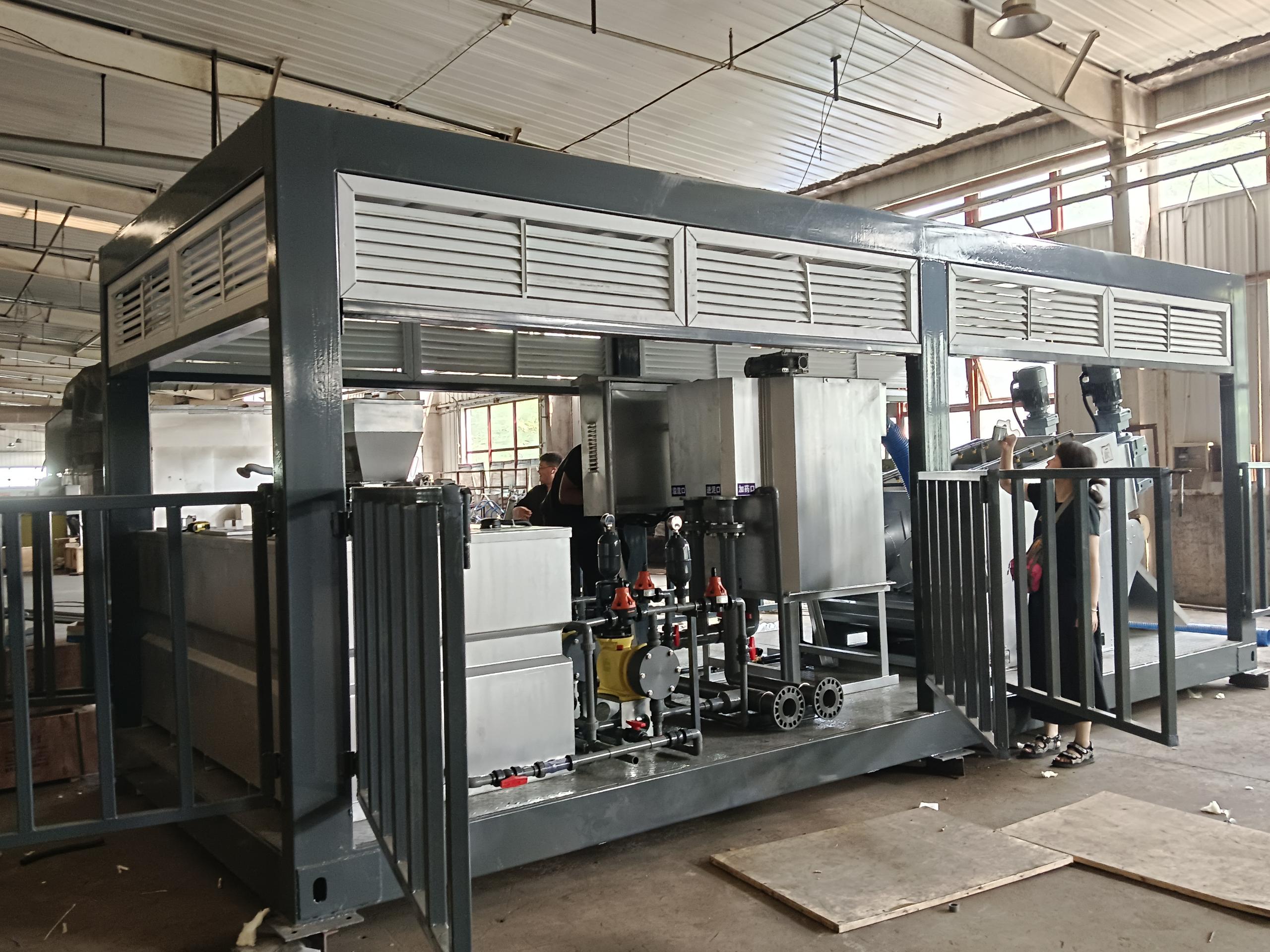 集成一体化污泥脱水机设备 集成一体化污泥脱水机设备